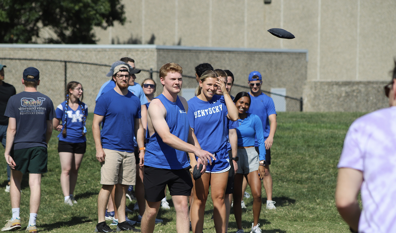 group of people playing sports